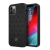 Mercedes MEHCP12LPSQBK iPhone 12 Pro Max 6,7 czarny/black hardcase Leather Stars Pattern